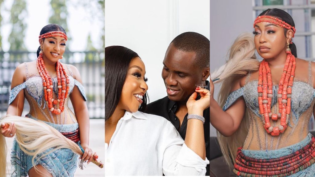 Rita Dominic and her husband, Fidelis Anosike