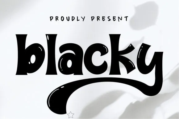 blacky font