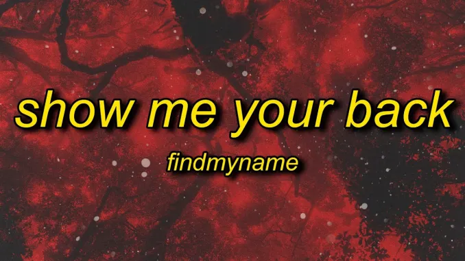 FindMyName – Show Me Your Back Speed Up (TikTok Remix) show me your back