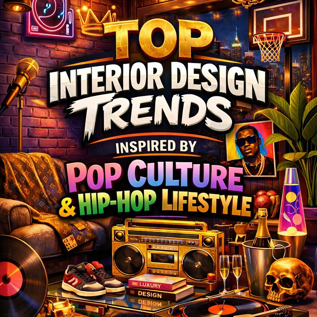 Top Interior Design Trends Inspired by Pop Culture & Hip-Hop Lifestyle